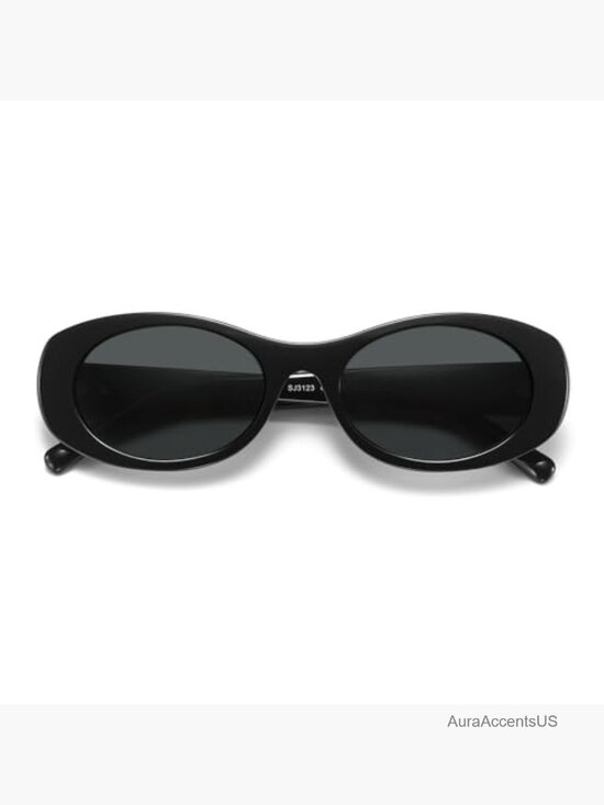 Oval Polarized Sunglasses UV400 Protective Women Men Acetate Frame main image 4